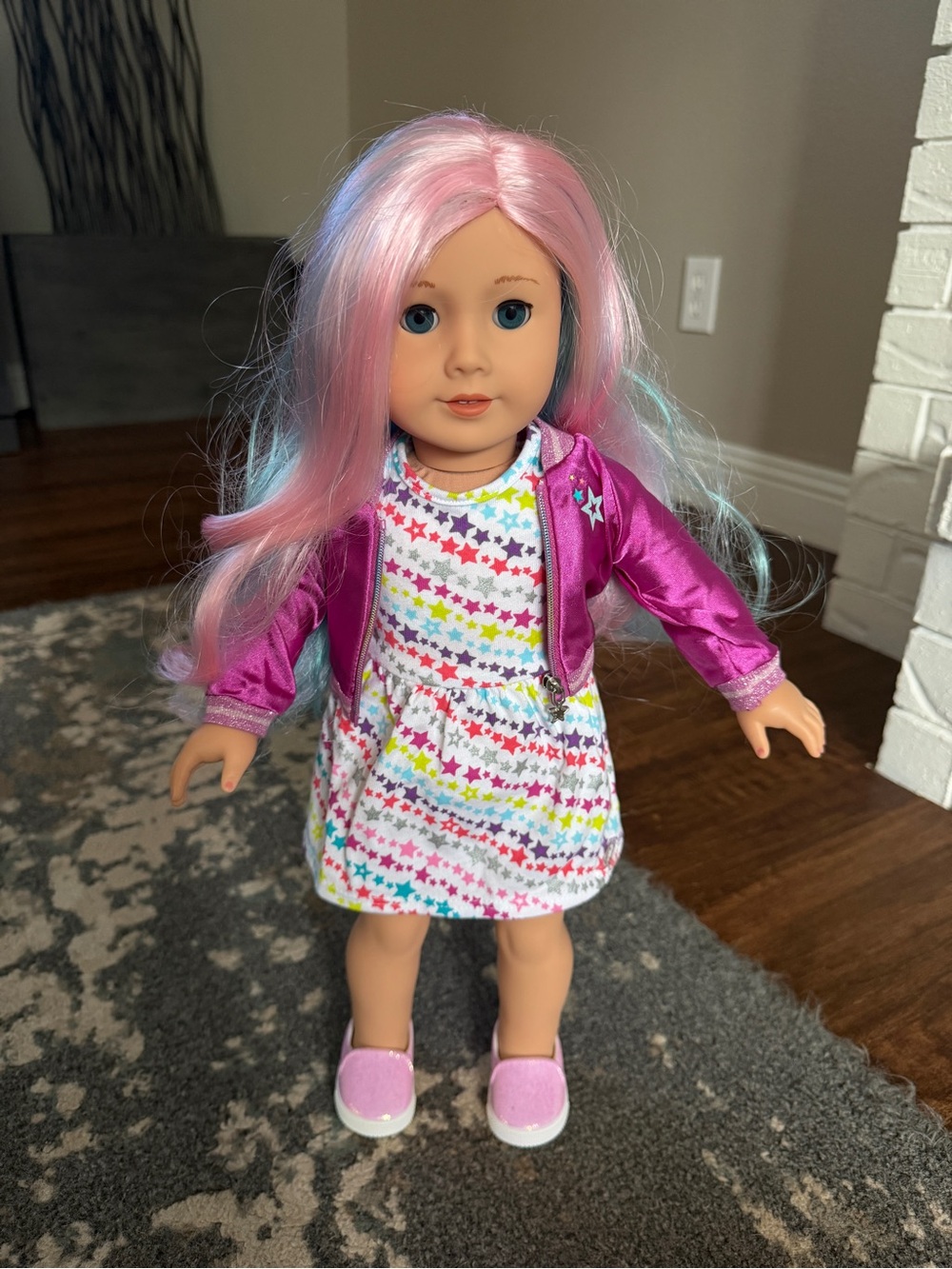 American Girl Truly Me #88 With Pink and Blue Hair